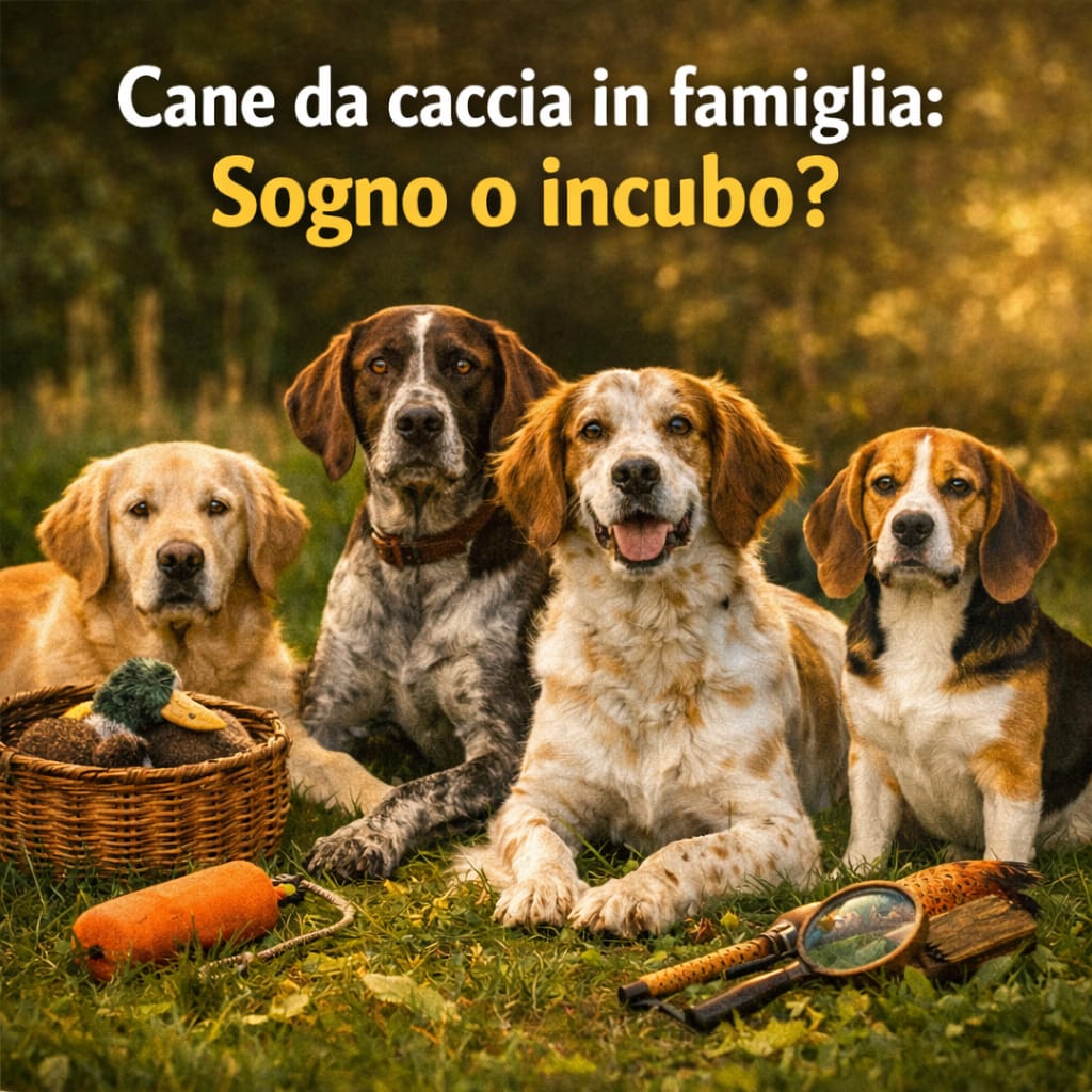Cane da caccia in famiglia: sogno o incubo?